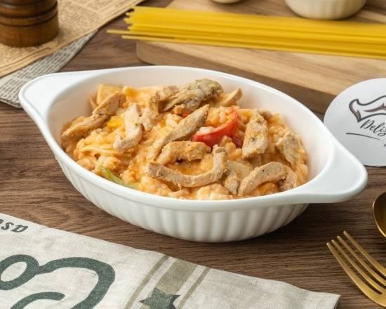 粉紅醬嫩雞燉飯｜Delizioso 義式廚房